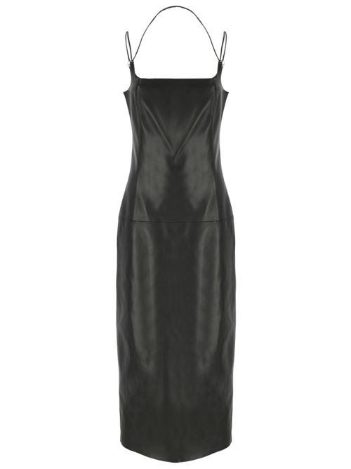 Black lambskin dress THE ATTICO | 241WCM94L054100